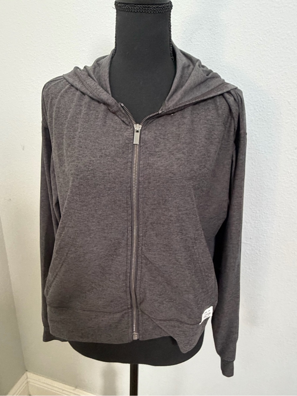 Peloton Charcoal Grey Zip Hoodie